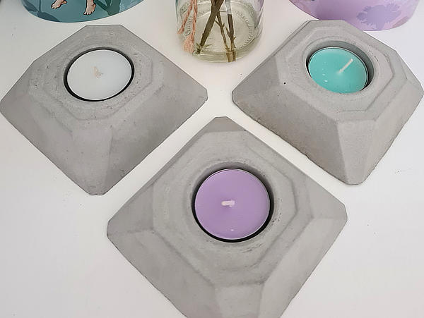 Photo of Geometric Tea Light Candle Holder